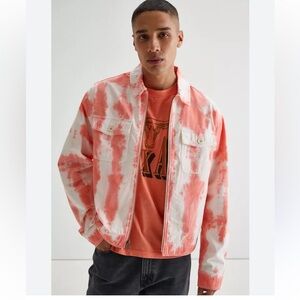 Urban Outfitters Washed Zip Work Jacket Small